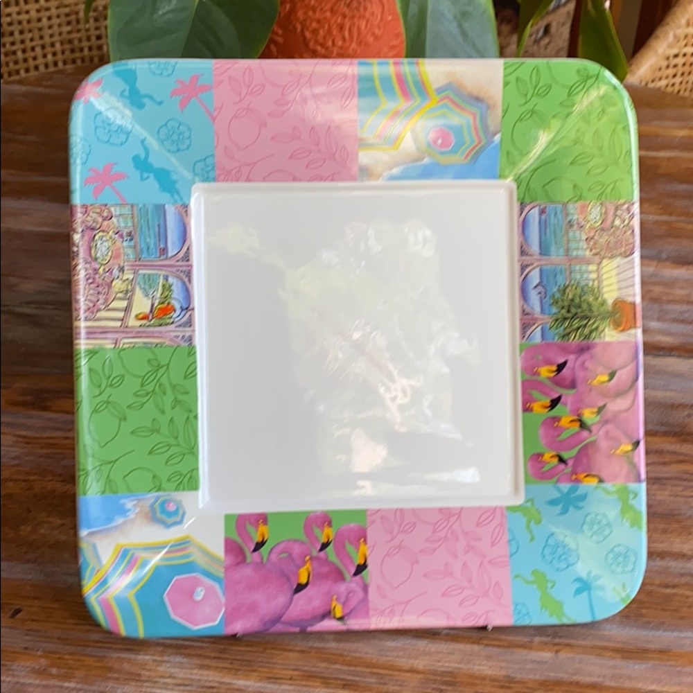 Flamingo serving plate